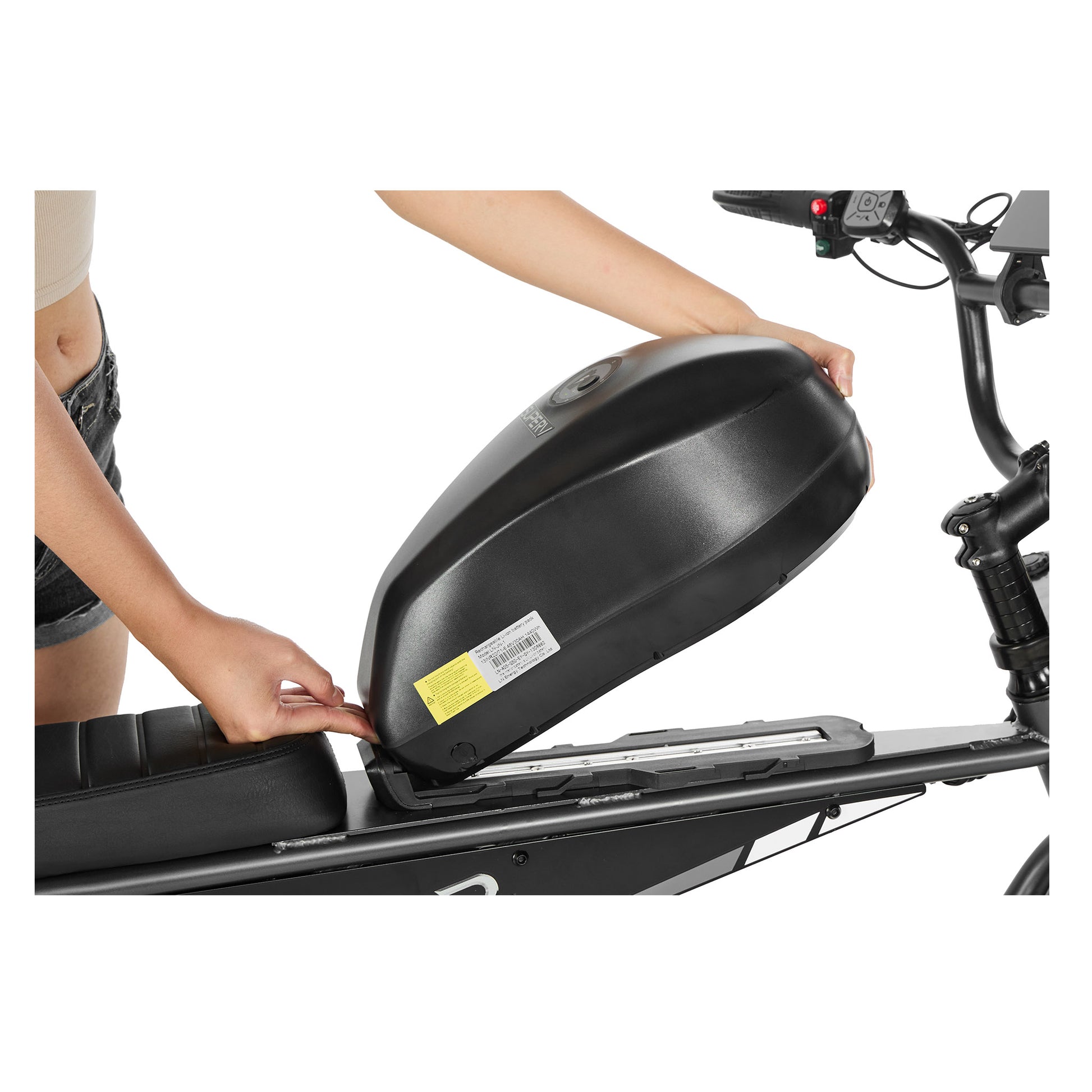 PIXAR SuperV e-bike battery detail