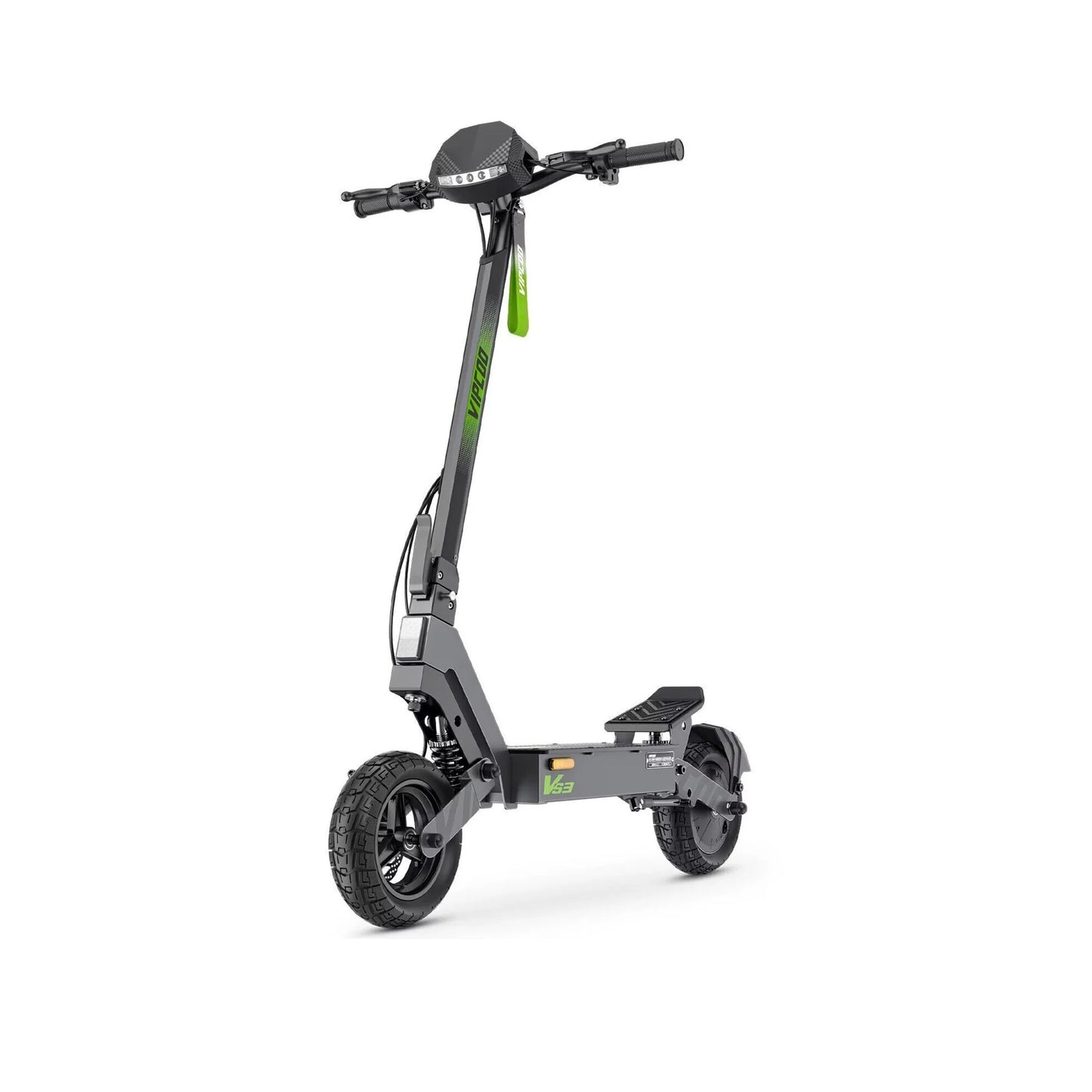 VIPCOO VS3 800W electric scooter detail view with 10 inch tyres
